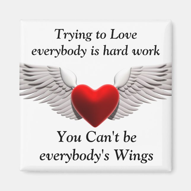 Försöker med Kärlek_ Magnet (Framsidan)