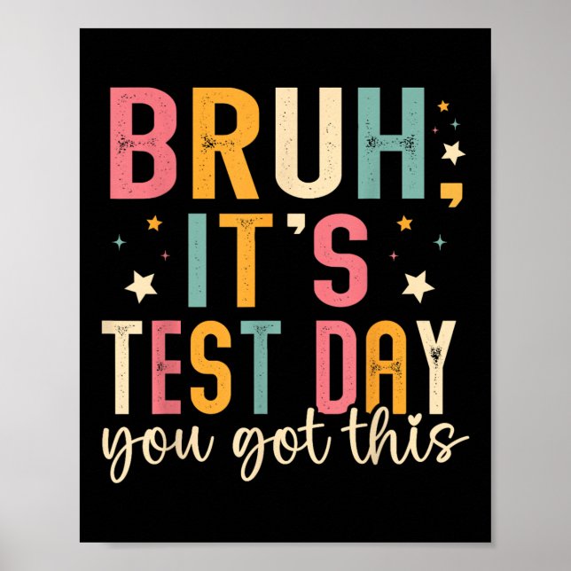 Försöksdagen du Har den här testdagsläraren Poster (Framsidan)