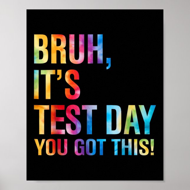 Försöksdagen du Har den här testdagsläraren Poster (Framsidan)