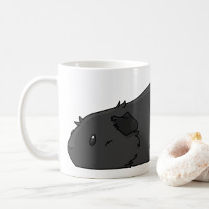 Försökskanin för grå färg för Pooped gris gu Kaffemugg