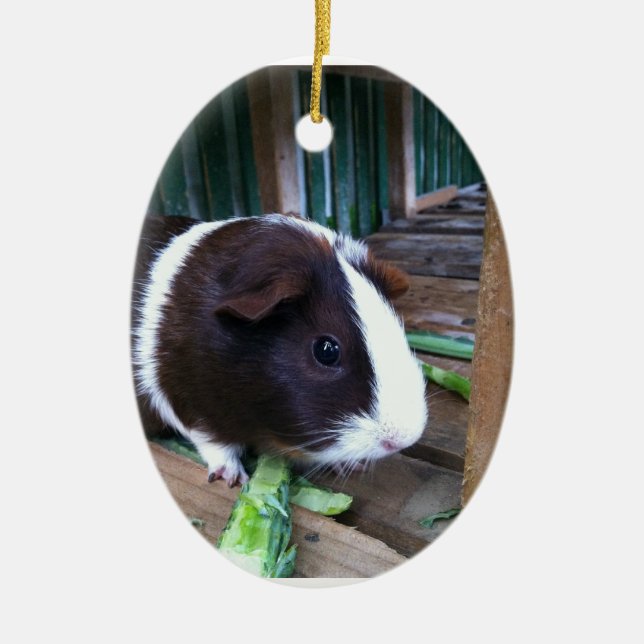 försökskanin julgransprydnad keramik (Framsidan)
