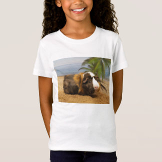 Försökskanin under palmträdutslagsplatsskjortan t shirt