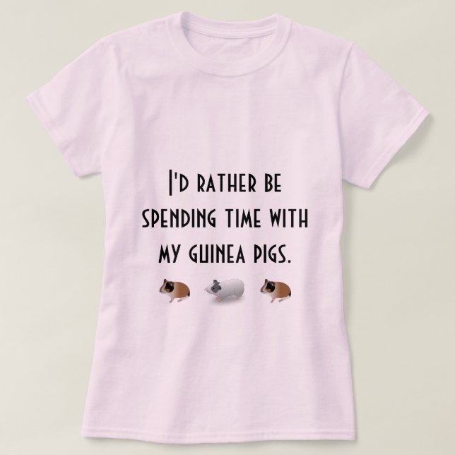 Försökskaninälskareskjorta T-shirt (Design framsida)