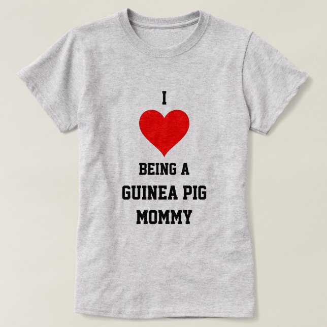 Försökskaninälskareskjorta Tee Shirt (Design framsida)