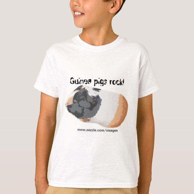 Försökskaninbild T Shirt (Framsida)