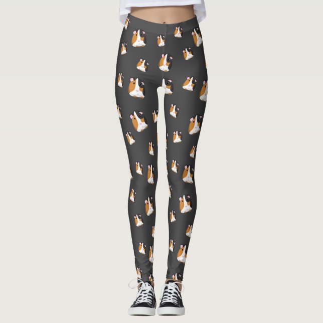 Försökskanindamasker Leggings (Framsida)