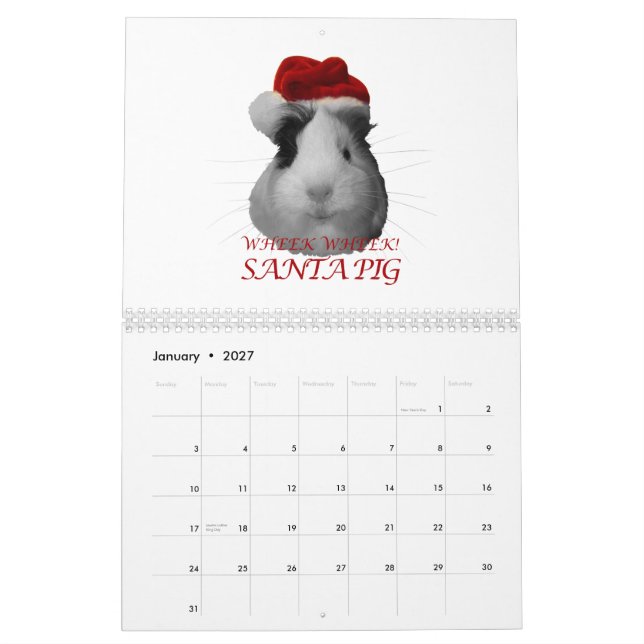 Försökskaninkalender 2014 kalender (Jan 2027)
