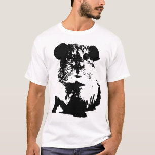 Försökskaninkvinna Slouchy gris för utslagsplat T Shirt