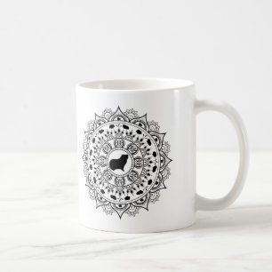 FörsökskaninMandalakonst Kaffemugg