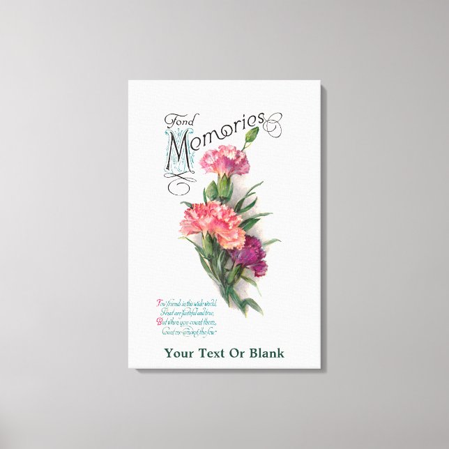 Försökt och sann vän canvastryck (Framsida)