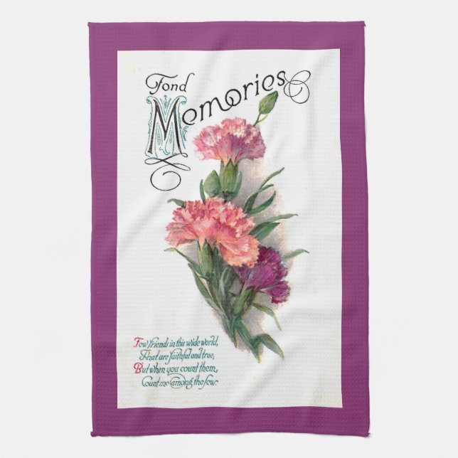 Försökt och sann vän kökshandduk (Vertikal)