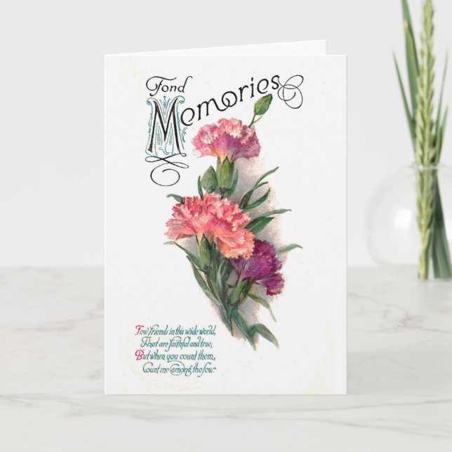 Försökt och sann vän kort (Framsida)