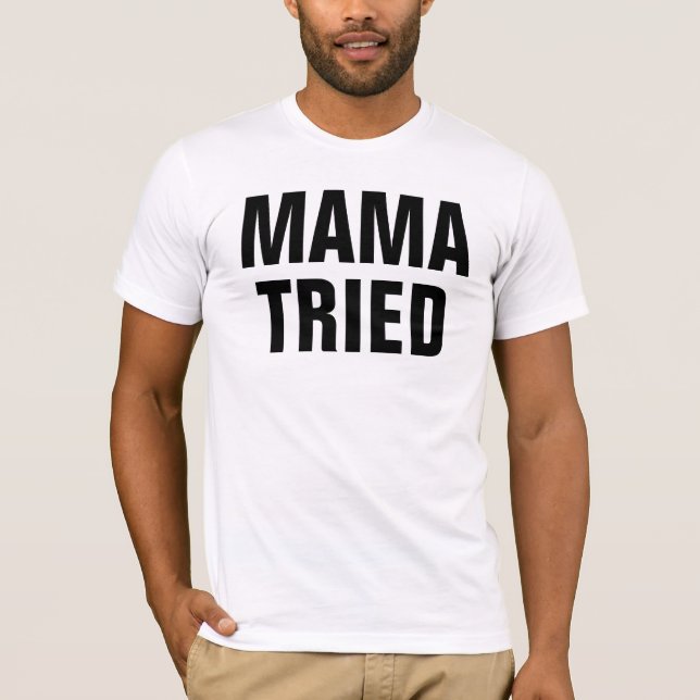 Försökta mammor tee shirt (Framsida)