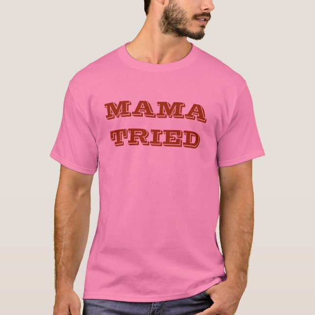 FÖRSÖKTA MAMMOR TEE SHIRT (Framsida)