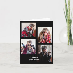 Försökte att vara normalt mappat gratulationskort kort