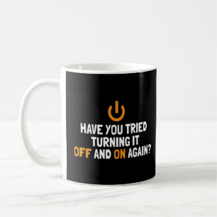 Försökte stänga av och på nytt stänga av Sysadmin  Kaffemugg