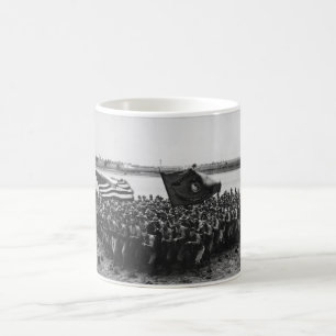 Först att slåss United States marinkorpraler 191 Kaffemugg