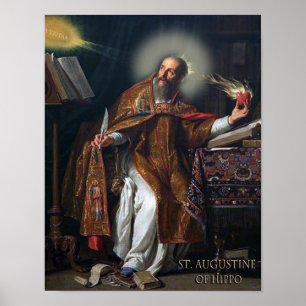 FÖRST AUGUSTINE OF HIPPO POSTER