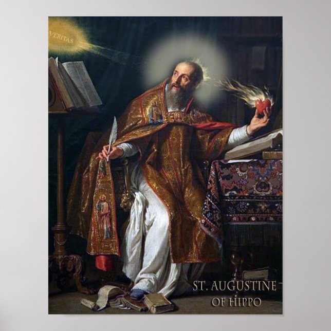 FÖRST AUGUSTINE OF HIPPO POSTER (Framsidan)