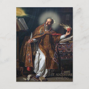 FÖRST AUGUSTINE OF HIPPO VYKORT