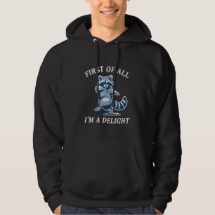 Först av allt är jag en förtjusande rolig tvättbjö hoodie