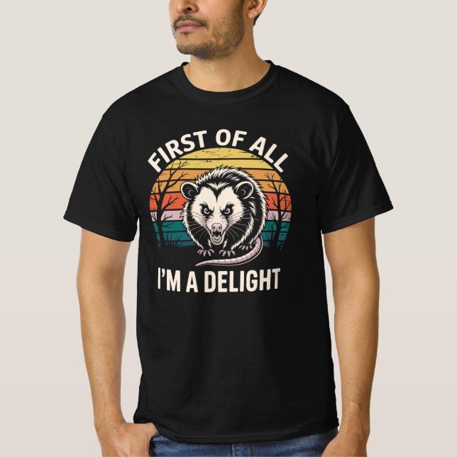 Först av allt är jag en glädje t shirt (Framsida)