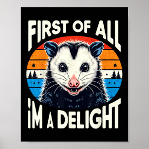 Först av allt i39m en glad Sarcastisk Arg Obeu Poster