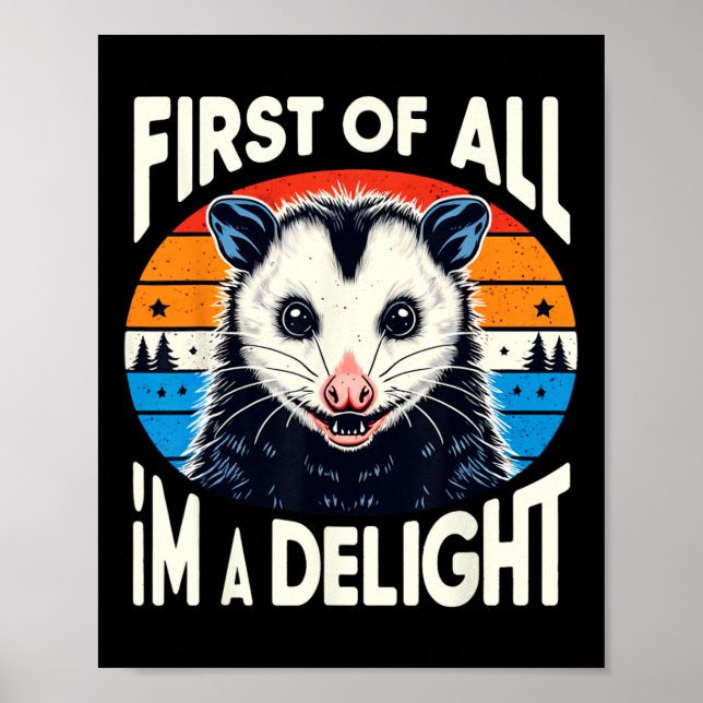 Först av allt i39m en glad Sarcastisk Arg Obeu Poster (Framsidan)
