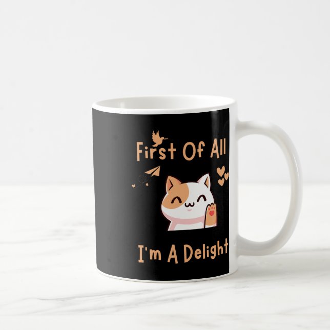 Först av allt i39m en tunn katt 1 kaffemugg (Höger)