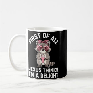 Först av Jesus tycker en förtjusning rolig tvättbj Kaffemugg