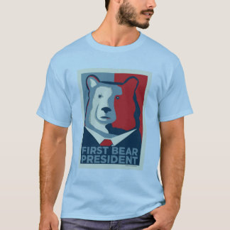 Först björnpresidentmanar T-tröja Tee Shirt
