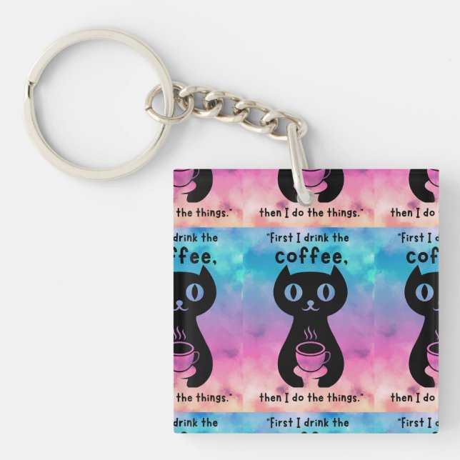 Först dricker jag kaffe och gör det här sak (Framsidan)