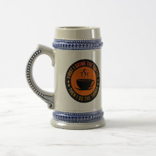 först dricker jag kaffet sen gör jag sakerna sejdel