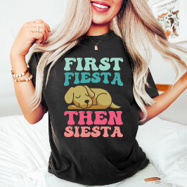 Först Fiesta Sen Siesta | Lusande valp T Shirt