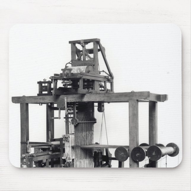 Först fullständigt automatiserad vävstol musmatta (Framsidan)
