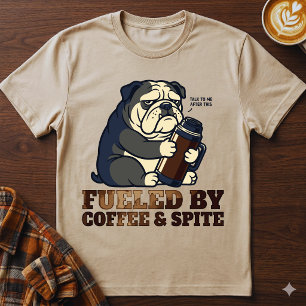 Först Kaffet Sedan Att Vara Vuxen Grinig Chihuahua T Shirt