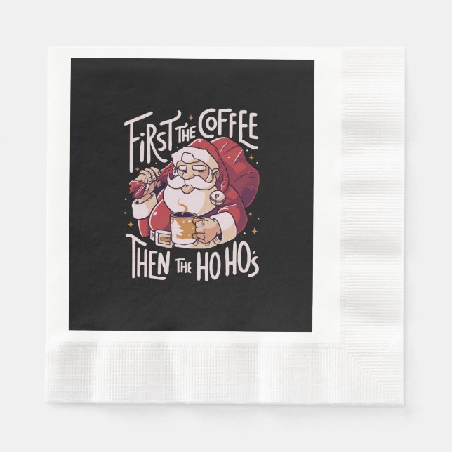 Först Kaffet Sedan HOHO Pappersservett (Framsidan)