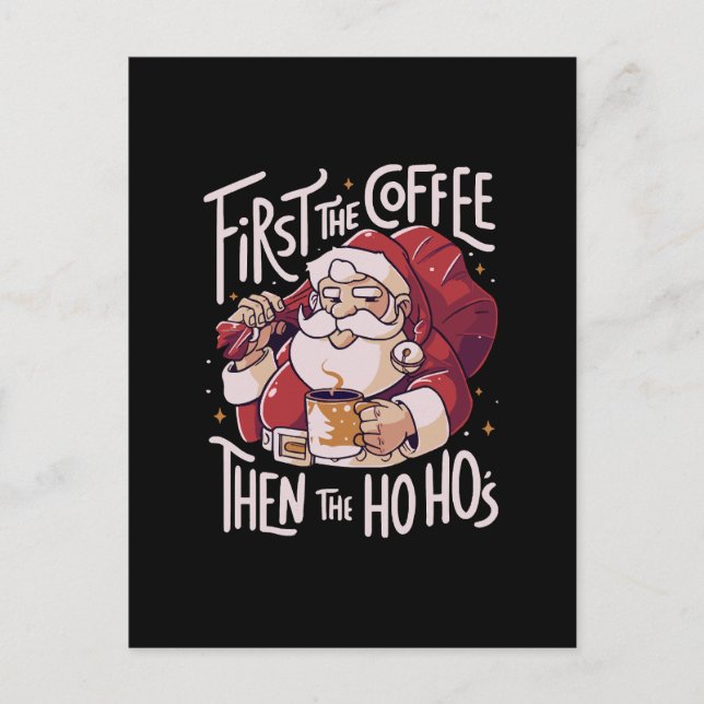 Först Kaffet Sedan HOHO Vykort (Framsida)