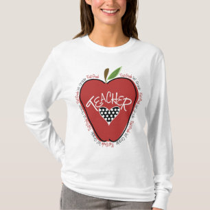Först klasslärare röda Apple Tee