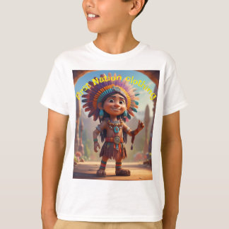 Först nation kläder barn indian t shirt