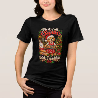 Först och främst är jag en förtjusande jul Hund Va T Shirt