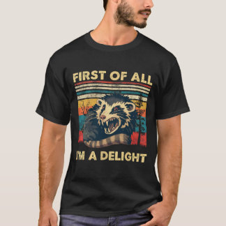 Först och främst är jag en glad Retro-motståndare T Shirt