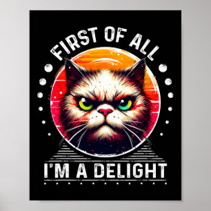 Först och främst är jag en glad Sarcastic Arg Lust Poster