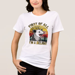 "Först och främst är jag en glädje" Retro VI T Shirt