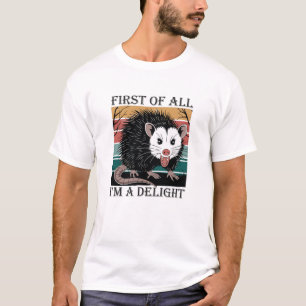 Först och främst är jag glad. t shirt