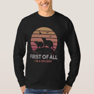 Först och främst en glad Arg Opossum Älskare Sarca T Shirt