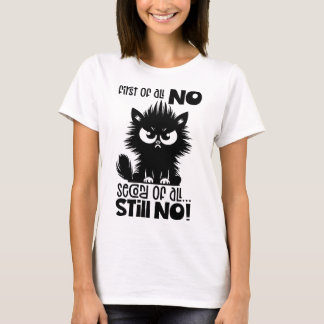 Först och främst, ingen rolig kattälskarepresent t shirt