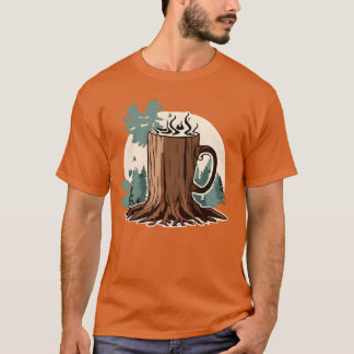 Först och främst kaffe Gärna i skogen present T Shirt