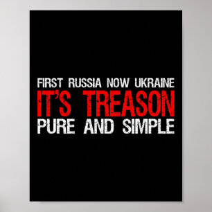 Först Ryssland nu Ukraina Det är förräderi rent oc Poster