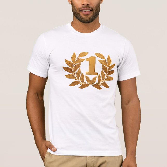 först ställevinnare! t-shirt (Framsida)